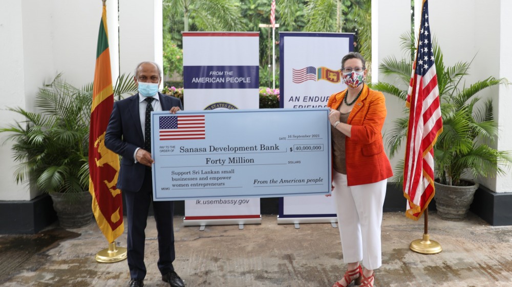 United States Delivers $40 Million in Financing to Support Small Businesses and Empower Sri Lankan Women
