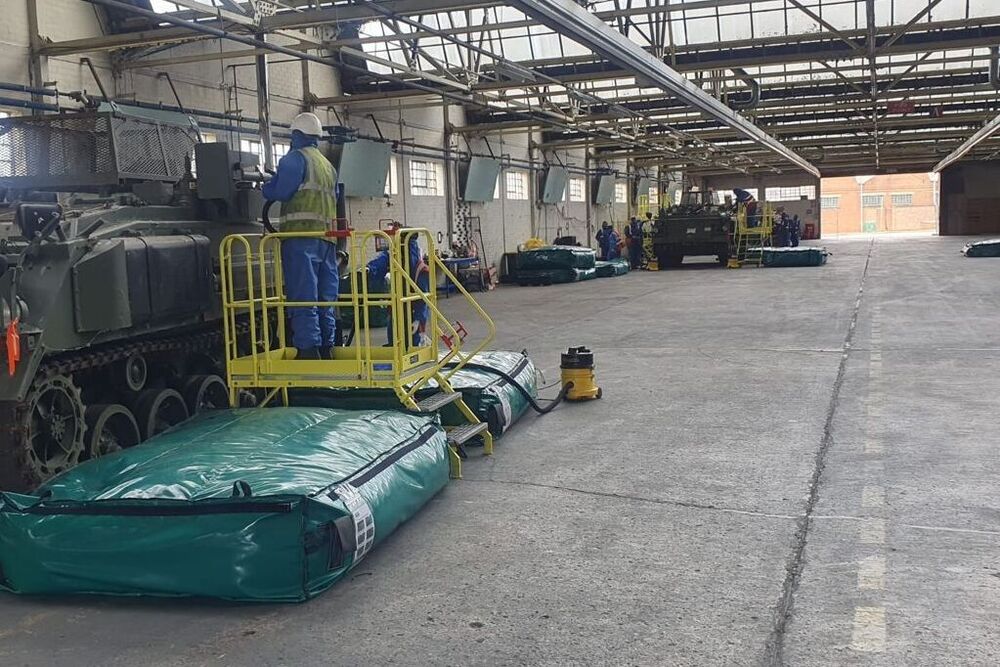 Decontamination of Military Vehicles