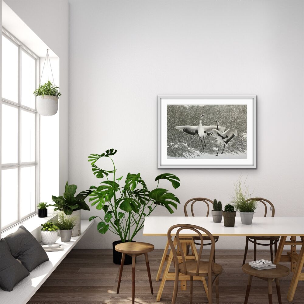 Dance of Love (Original woodblock print)