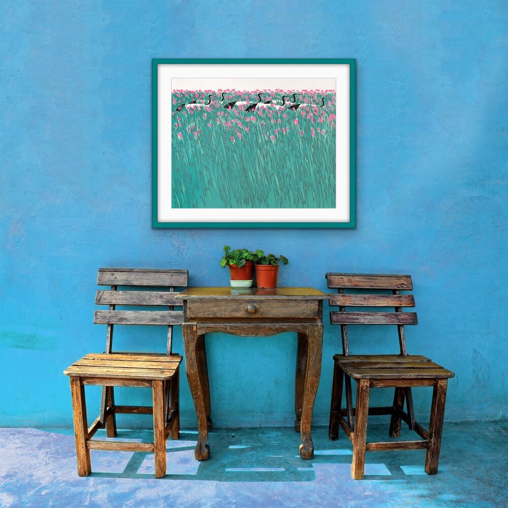 Fragrant Grass (Original woodcut print)