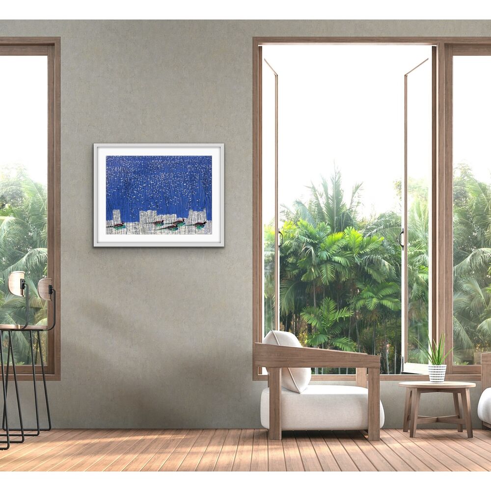 Graceful Snow ( Original woodblock print)