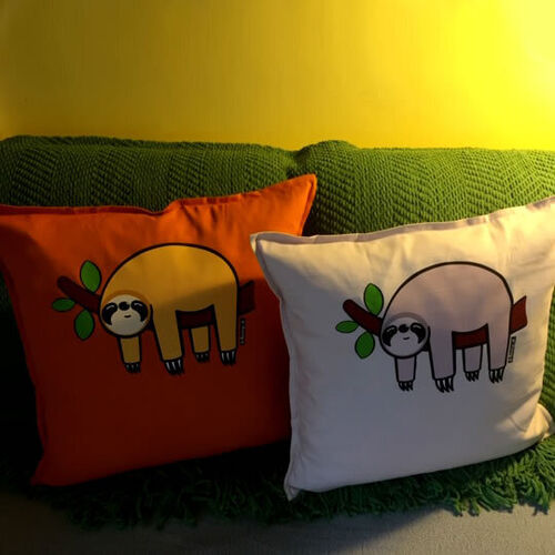 'Grey Sloth' Cushion