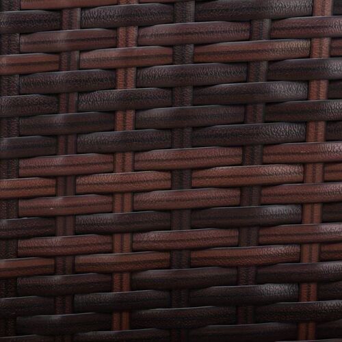 4pcs Rattan Outdoor Garden Furniture Sofa Set Table & Chairs (Roger Brown)