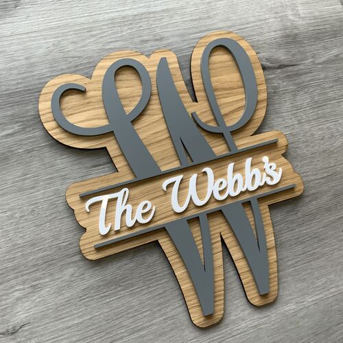 Family Name Monogram