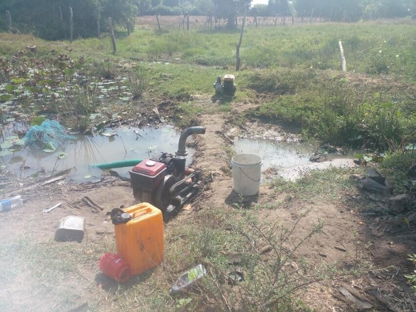 நாம் பாவிக்கும் தாமரைக் குளத்து நீரை வெளியேற்ற வேண்டாம் - கிராம மக்கள்