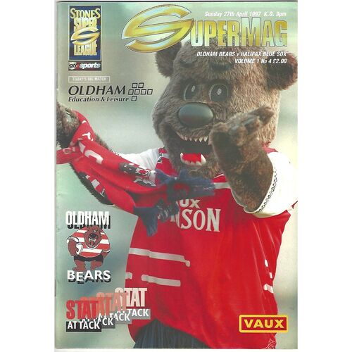 Halifax Away Rugby League Programmes