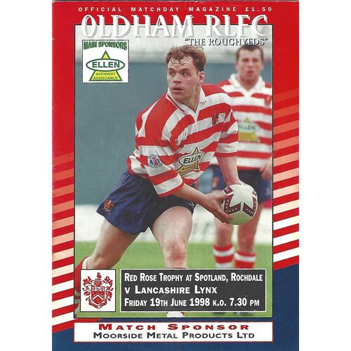 Lancashire Lynx Away Rugby League Programmes