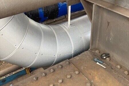 High Pressure Steam Mains - asbestos removal & re-lagging