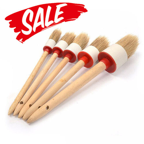 Monza Set of 5 Hogg Hair Detailing Brushes