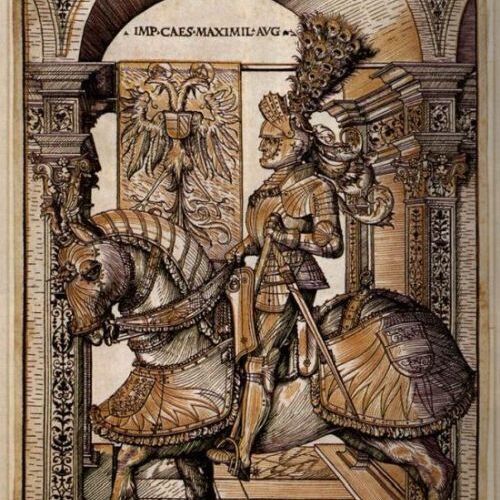 Emperor Maximilian I, on Horseback