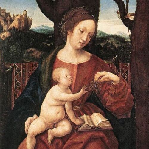 Madonna with Grape