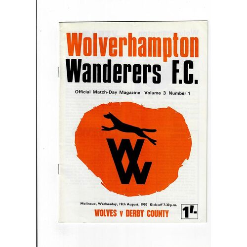 Wolverhampton Wanderers Home Football Programmes