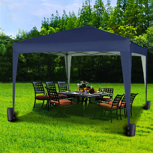 3m x 3m Gazebo Resistant Outdoor Garden Marquee Canopy NS (Blue)