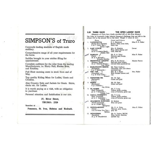 1978 The Four Burrow Hunt Point to Point Steeplechases Race Meeting (01/05/1978)