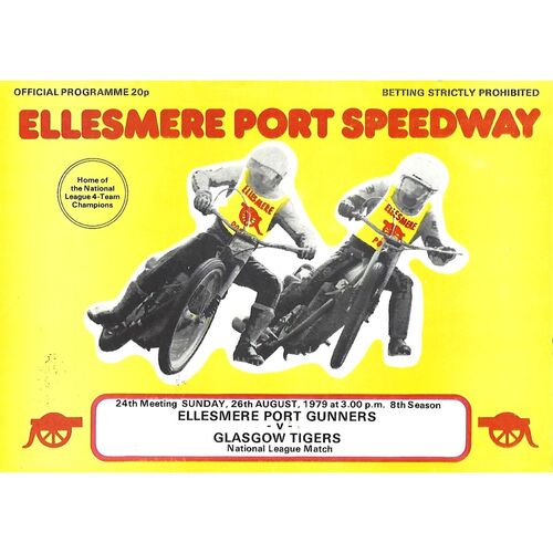 Ellesmere Port Home Speedway Programmes