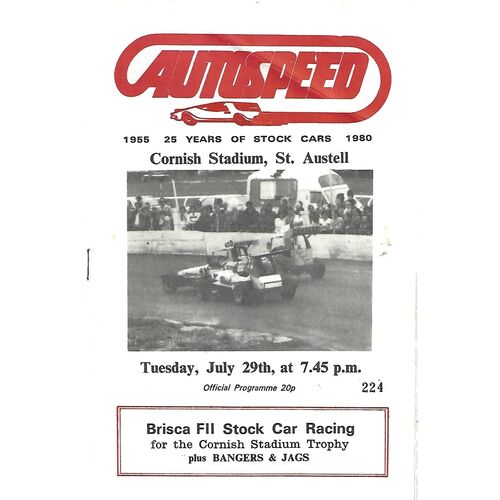 Stock Car Racing Programmes