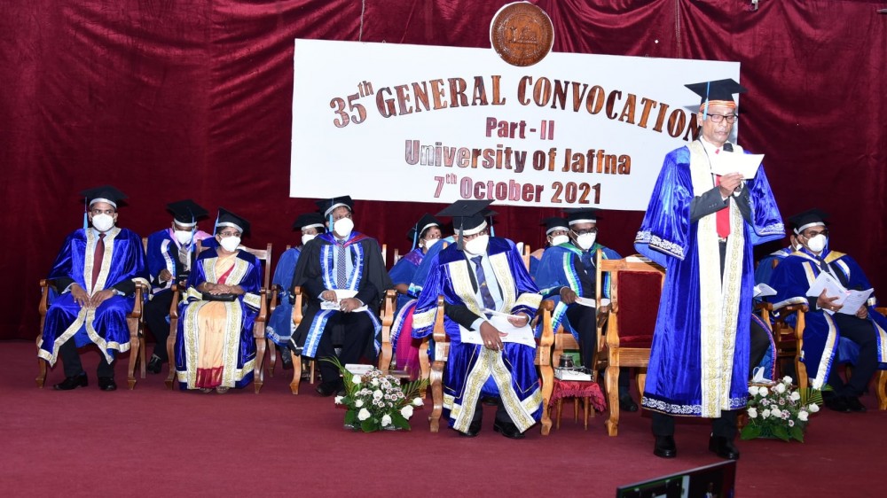 யாழ் பல்கலைக்கழகத்தின் பொதுப் பட்டமளிப்பு விழாவின் இரண்டாவது பகுதி