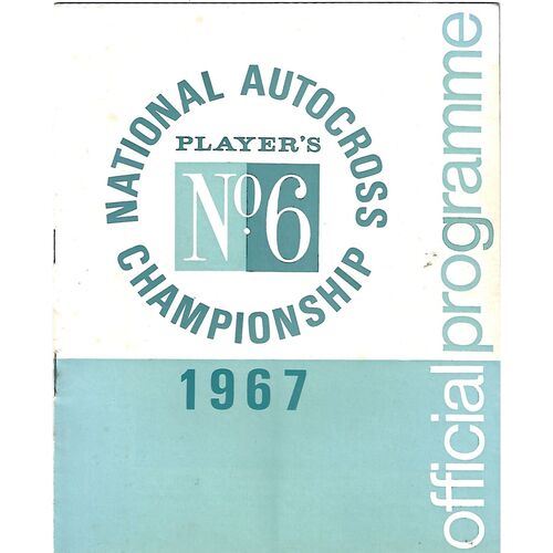 1967 Cambridge National Autocross Championship Eastern Area Finals (03/09/1967) Autocross Programme