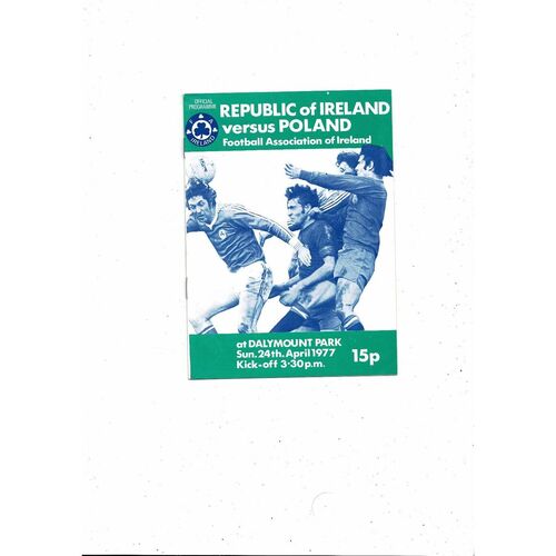Republic of Ireland Home Football Programmes