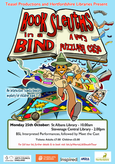 Book Sleuths in a Bind: A Very Puzzling Case: A brand-new, interactive theatre mystery for families