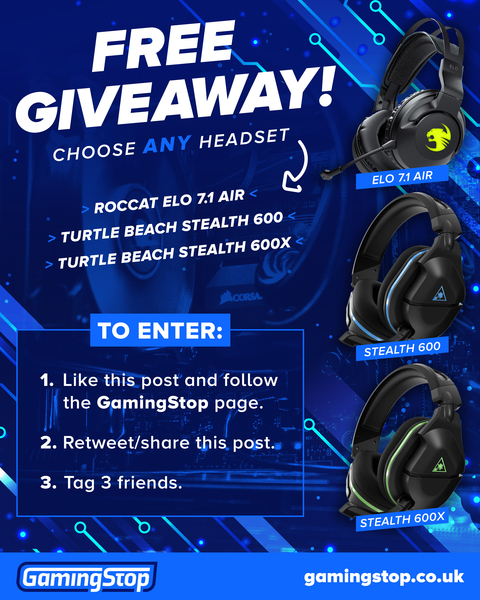 Gamingstop FREE GIVEAWAY!