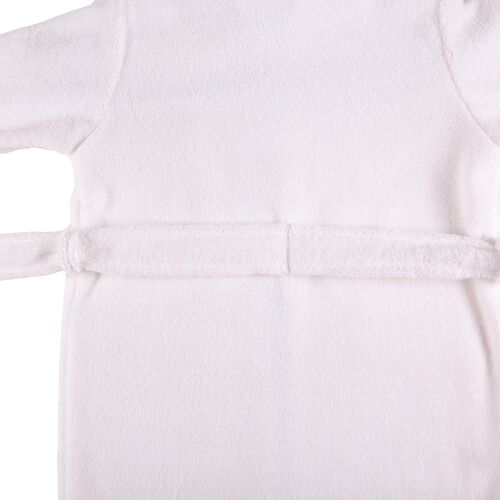 Bear Hooded Bathrobe & Hooded Towel with Blue Gingham Trim