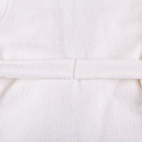 Bear Hooded Bathrobe & Hooded Towel with Pink Gingham Trim