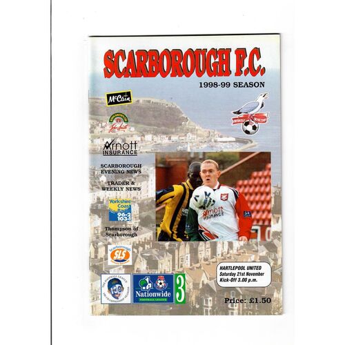 Hartlepool United Away Football Programmes