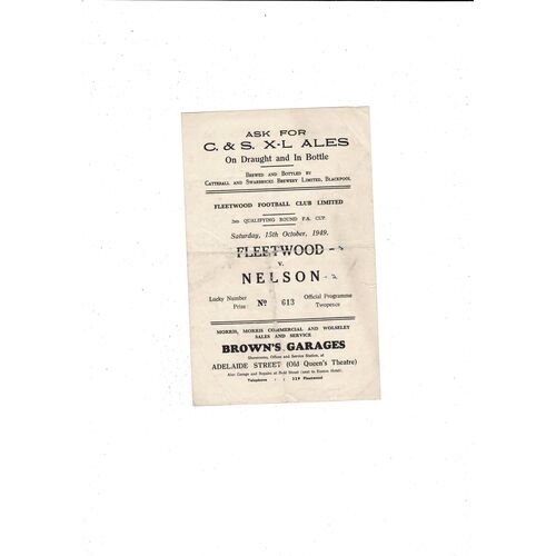 Non League Pre War & 1940's Football Programmes