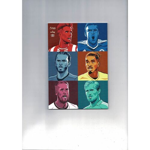 2021/22 Brentford v Leicester City Official Football Programme + Team Sheet
