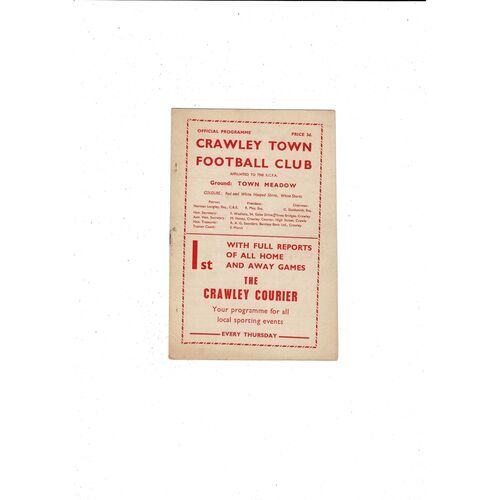 Non-League 1950s & 60s Football Programmes