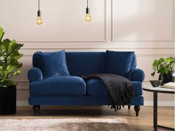 ALLEGRA 2 SEATER IN MARINE VELOUR