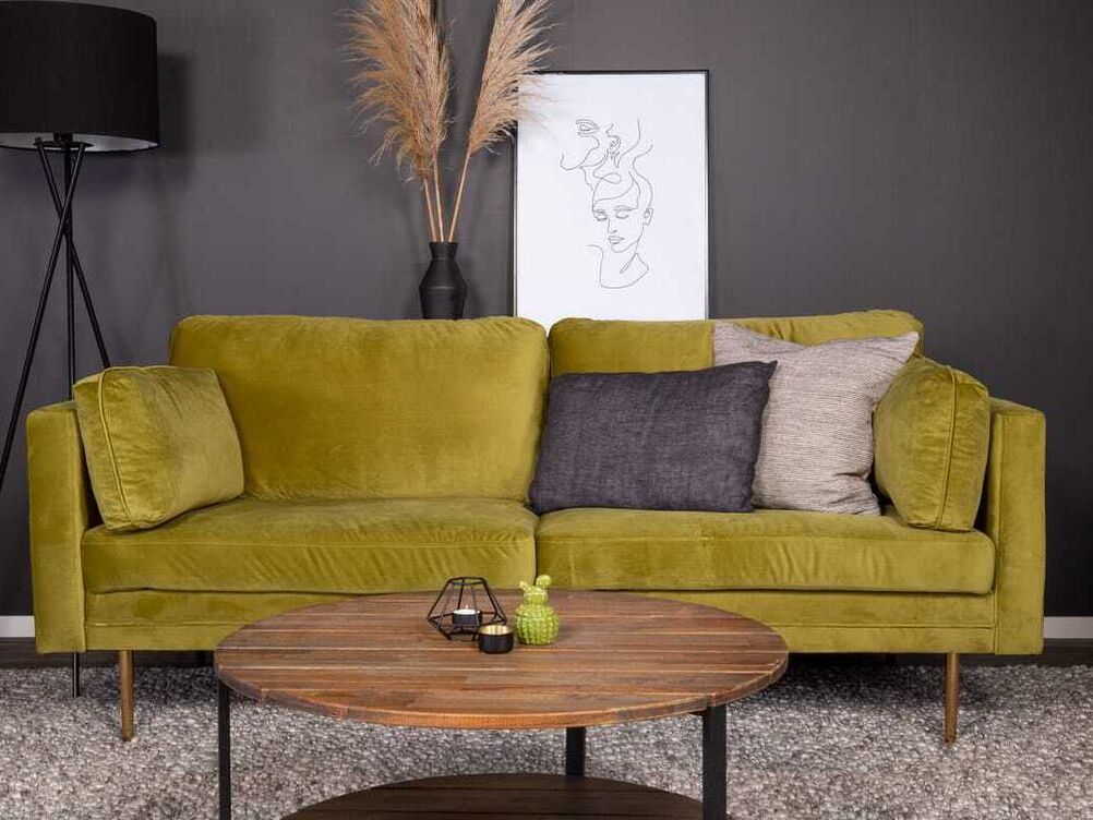 DREAMY 3 SEATER IN LIME PLUSH