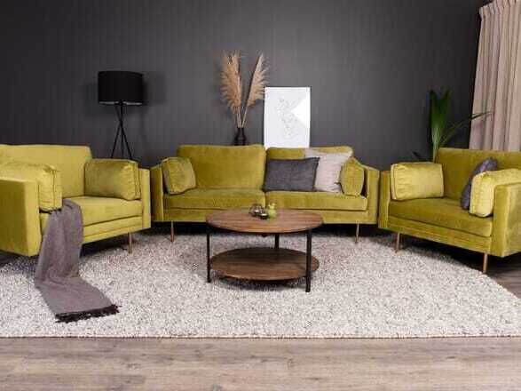 DREAMY 3 SEATER IN LIME PLUSH