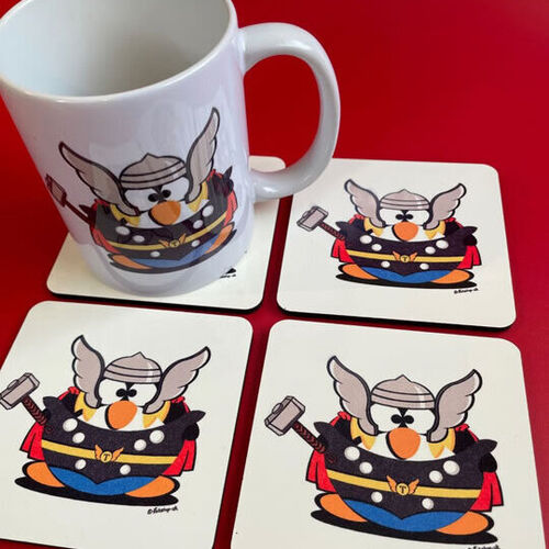 'Fat Thor Penguin' Mug