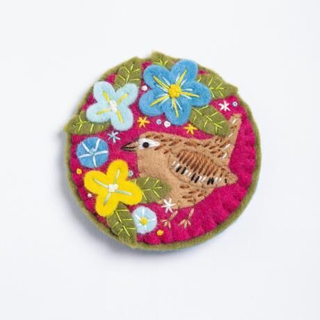Felt Craft Brooch Kit - Wren