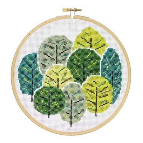 Cross Stitch Kit - Summer Trees