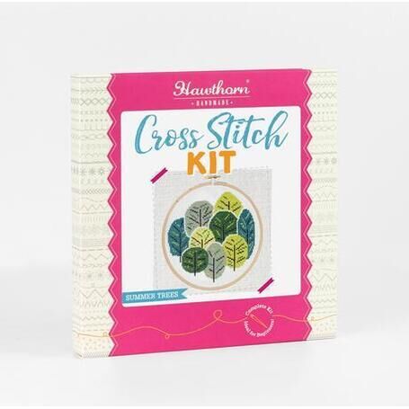 Cross Stitch Kit - Summer Trees