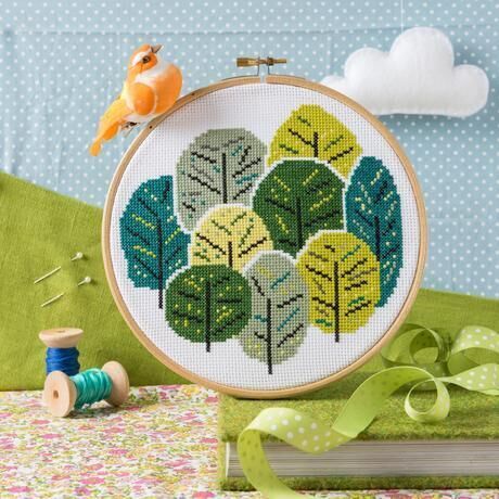Cross Stitch Kit - Summer Trees