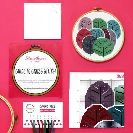 Cross Stitch KIt - Spring Trees