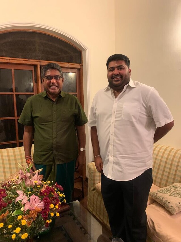 ஆளுநரைச் சந்தித்த அங்கஜன் இராமநாதன்