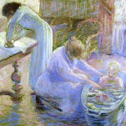 Le Bain, Maison Baptiste, Giverny, France