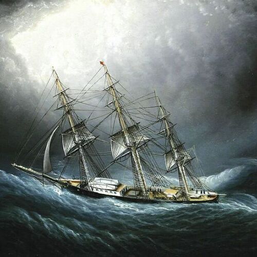 Clipper Ship at Cape Horn
