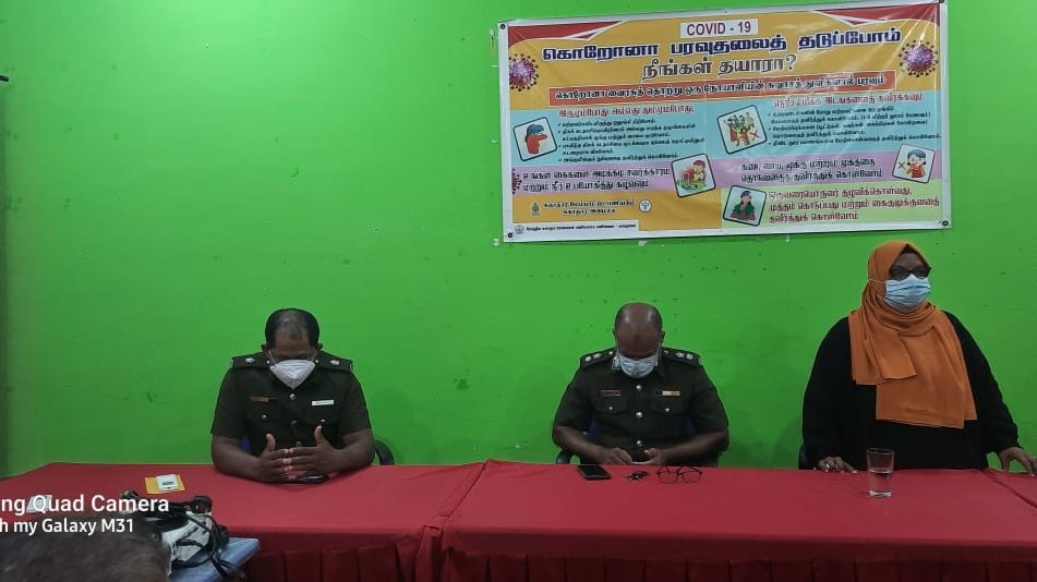 நிந்தவூரில் களப்பரிசோதனை