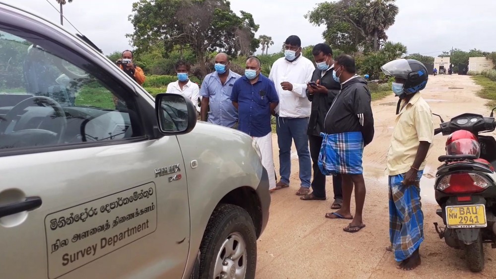 அரசின் அநாகரிகமான காணி அபகரிப்பு தடுத்து நிறுத்தப்பட்டது