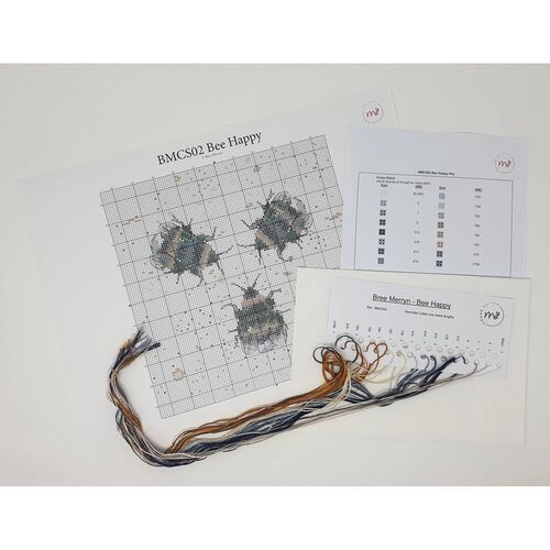 Bee Happy Cross Stitch Kit