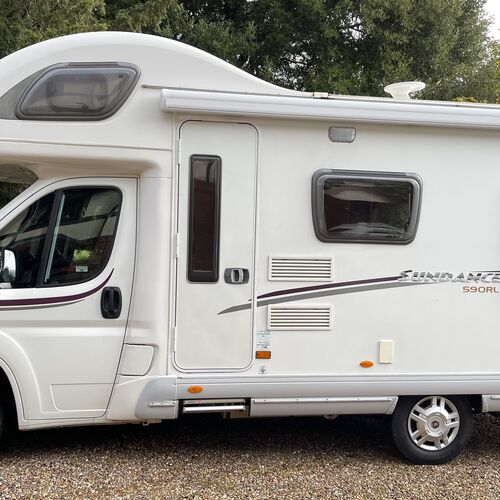 2008 Swift Sundance 590 RL Motorhome 4 Berth Rear Lounge 23k miles
