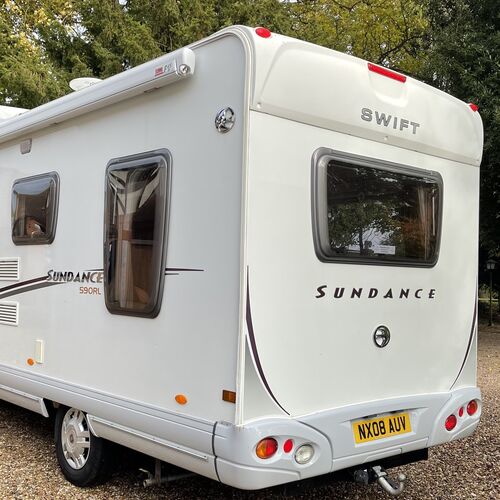2008 Swift Sundance 590 RL Motorhome 4 Berth Rear Lounge 23k miles