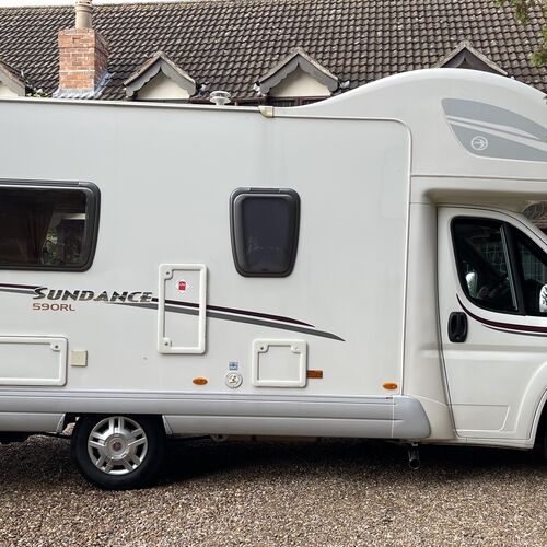 2008 Swift Sundance 590 RL Motorhome 4 Berth Rear Lounge 23k miles
