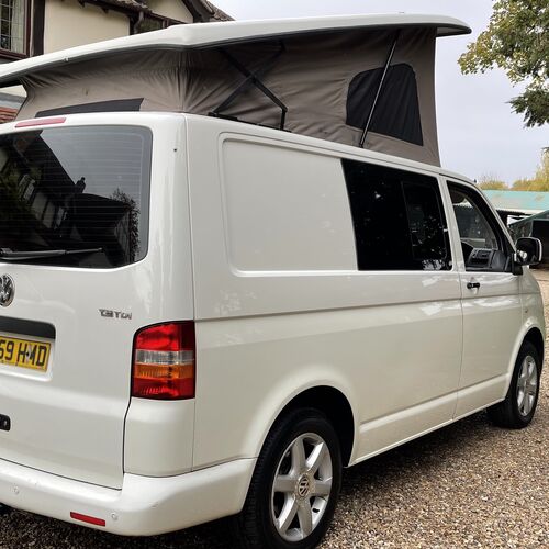 59reg VW Transporter T5 TDi 130 Camper Van 4 Berth White PRO Conversion!